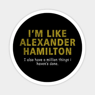 I like Alexander Hamilton Magnet